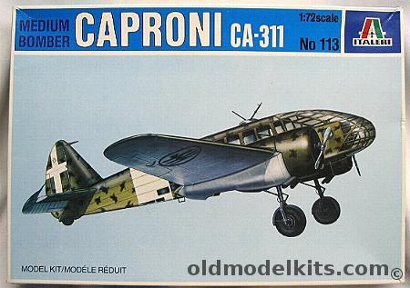 Italeri 1/72 Caproni CA-311 Medium Bomber, 113 plastic model kit